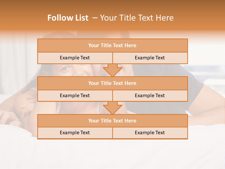 Cute Couple Looking PowerPoint Template