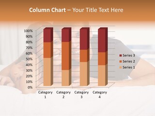 Cute Couple Looking PowerPoint Template