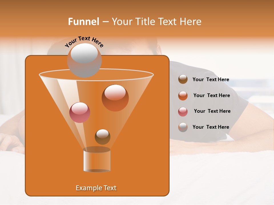 Cute Couple Looking PowerPoint Template