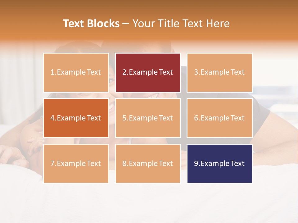 Cute Couple Looking PowerPoint Template