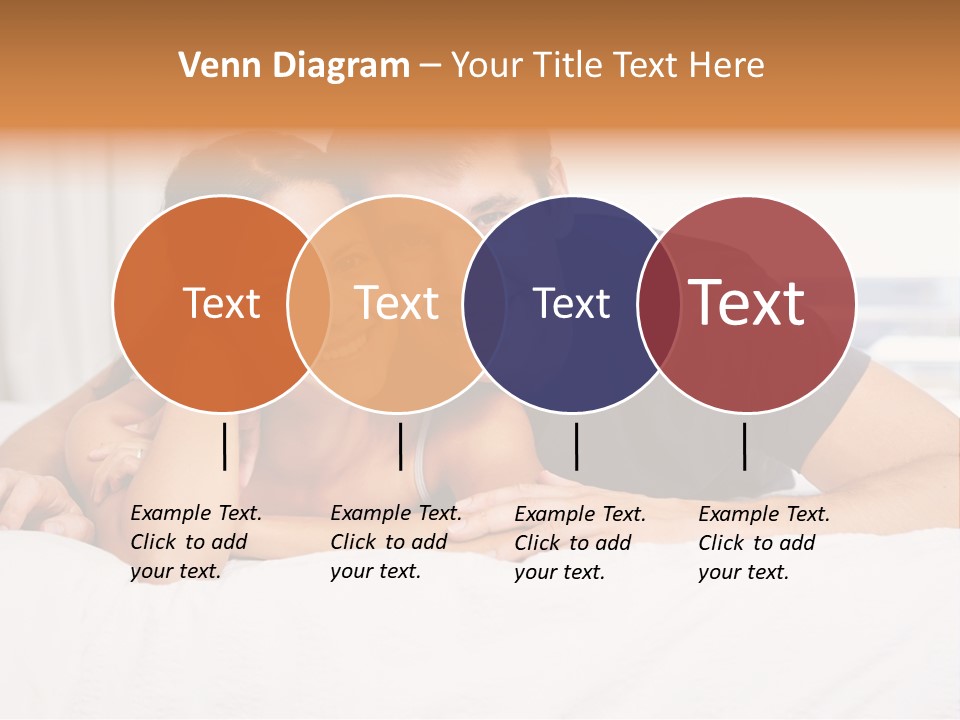 Cute Couple Looking PowerPoint Template