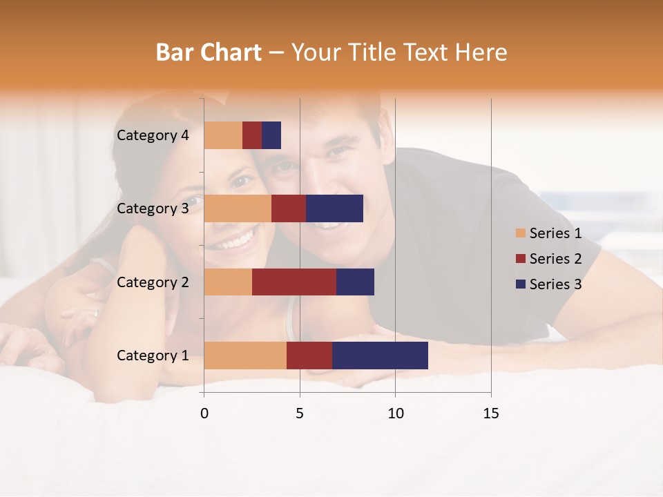 Cute Couple Looking PowerPoint Template