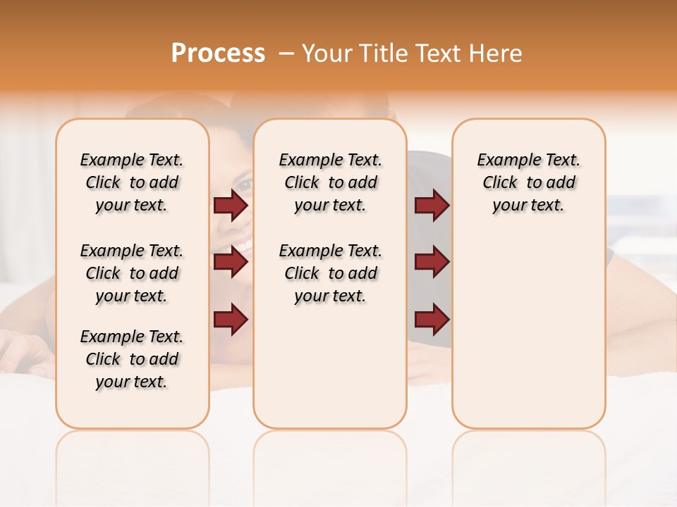 Cute Couple Looking PowerPoint Template