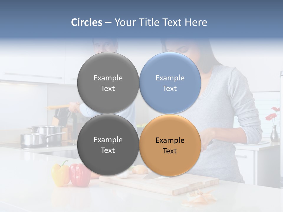 Man Tomato Cook PowerPoint Template