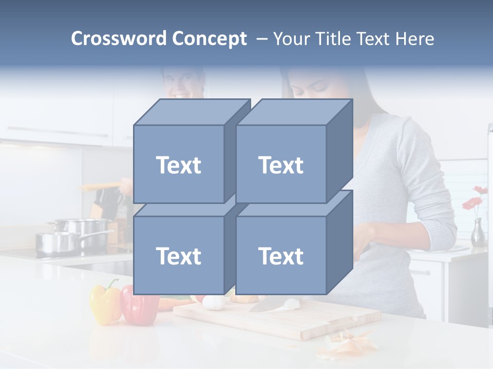 Man Tomato Cook PowerPoint Template