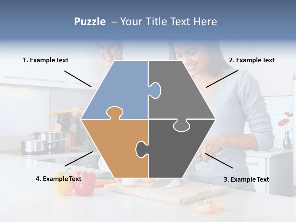 Man Tomato Cook PowerPoint Template