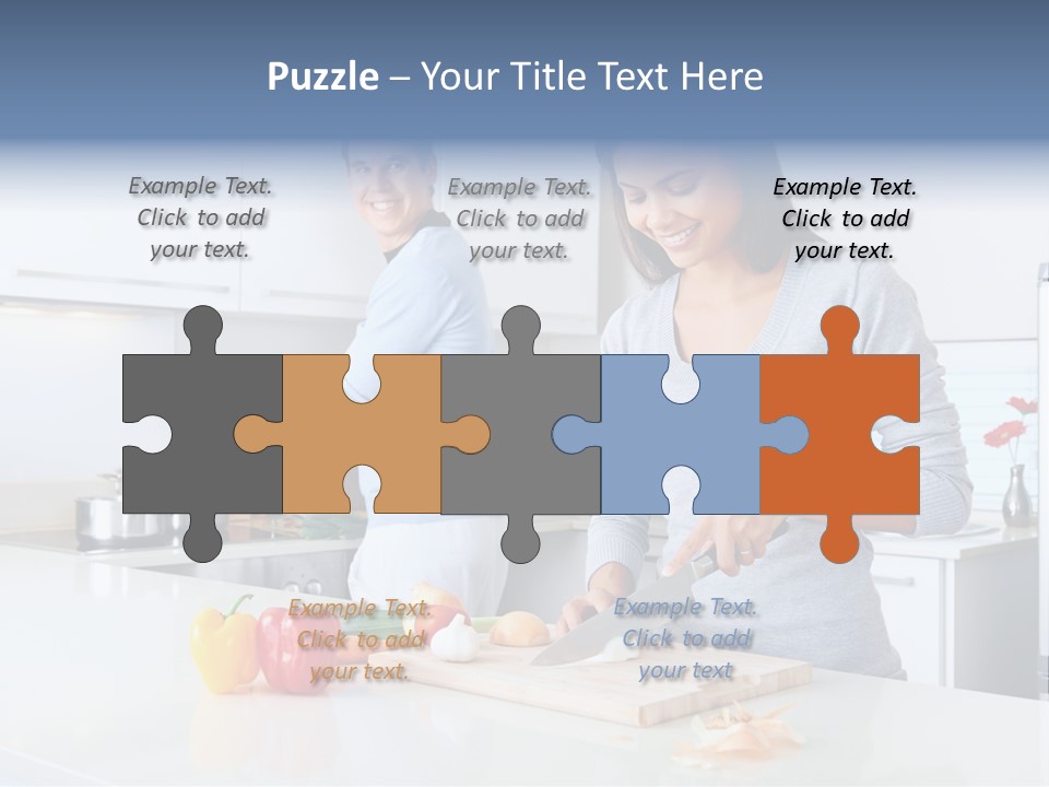 Man Tomato Cook PowerPoint Template