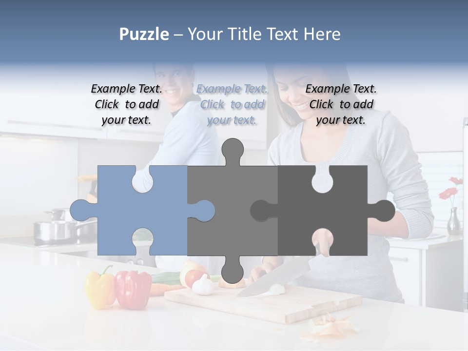 Man Tomato Cook PowerPoint Template