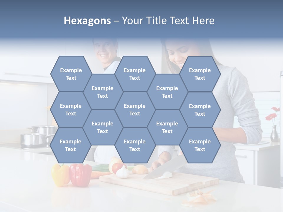 Man Tomato Cook PowerPoint Template