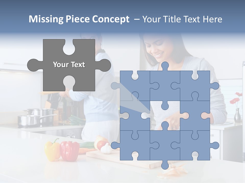 Man Tomato Cook PowerPoint Template