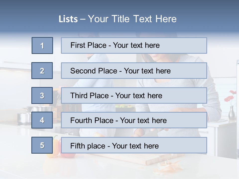 Man Tomato Cook PowerPoint Template
