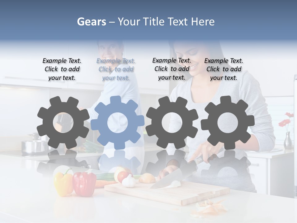 Man Tomato Cook PowerPoint Template