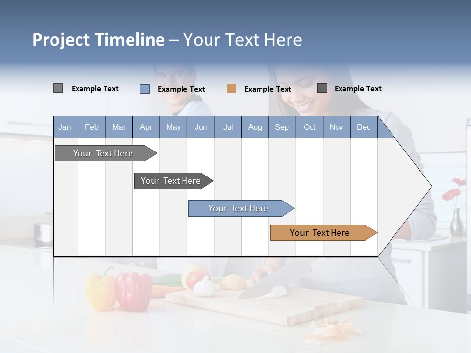 Man Tomato Cook PowerPoint Template
