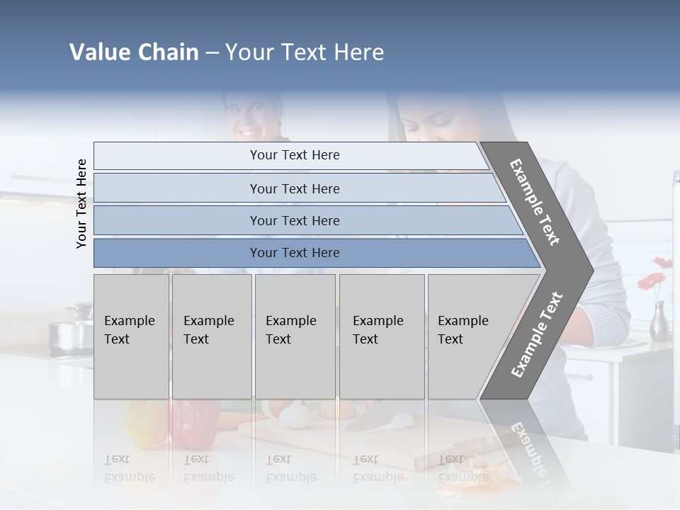 Man Tomato Cook PowerPoint Template