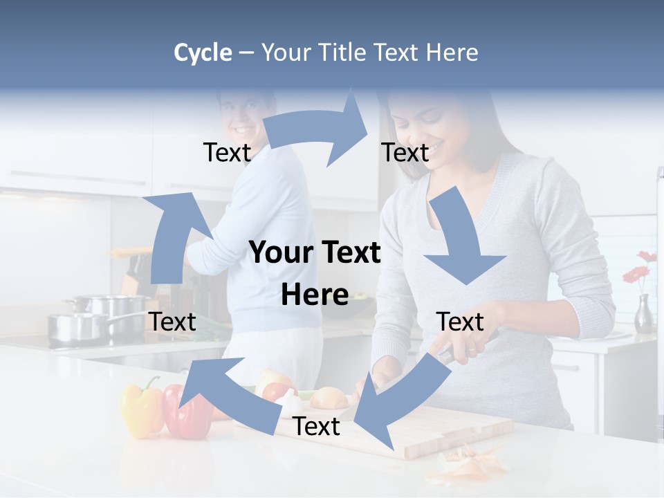 Man Tomato Cook PowerPoint Template