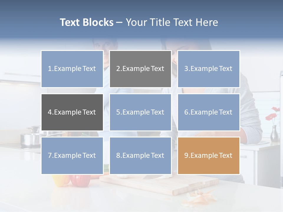 Man Tomato Cook PowerPoint Template