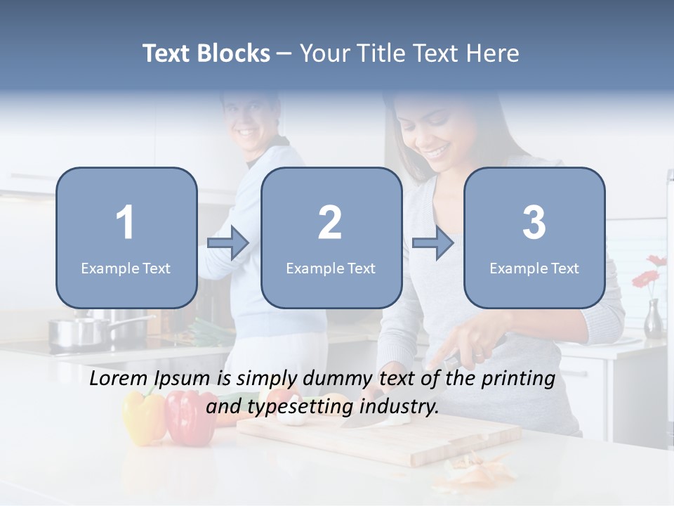 Man Tomato Cook PowerPoint Template