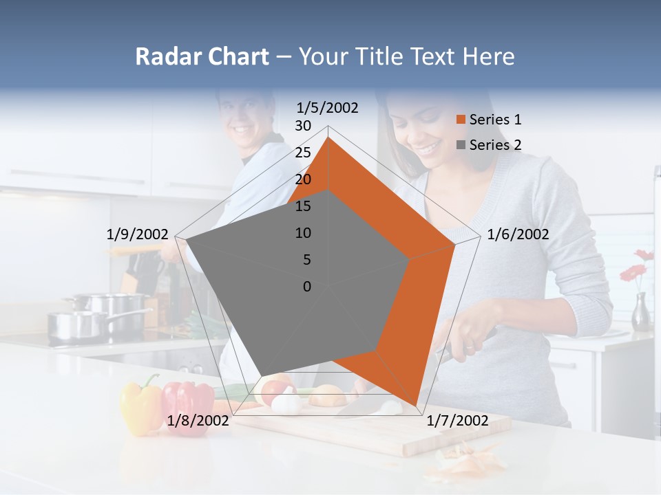 Man Tomato Cook PowerPoint Template