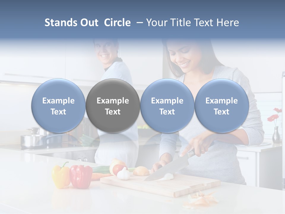 Man Tomato Cook PowerPoint Template