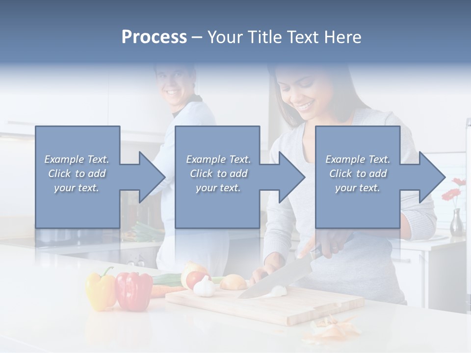 Man Tomato Cook PowerPoint Template
