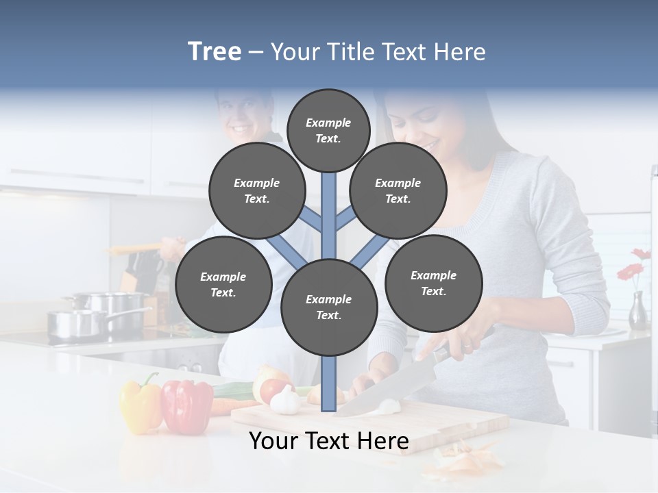 Man Tomato Cook PowerPoint Template