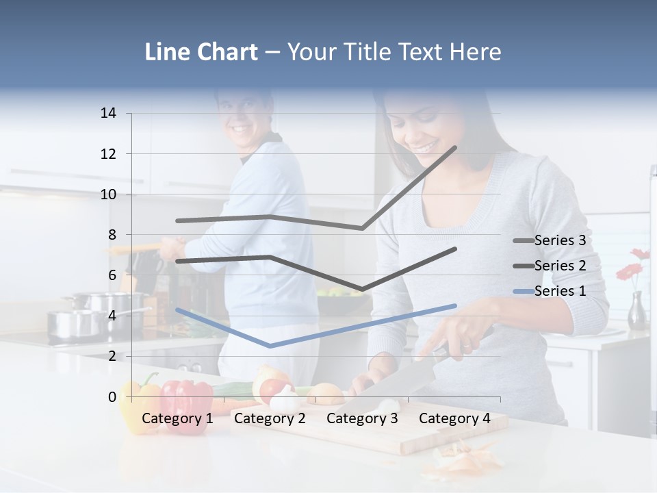 Man Tomato Cook PowerPoint Template