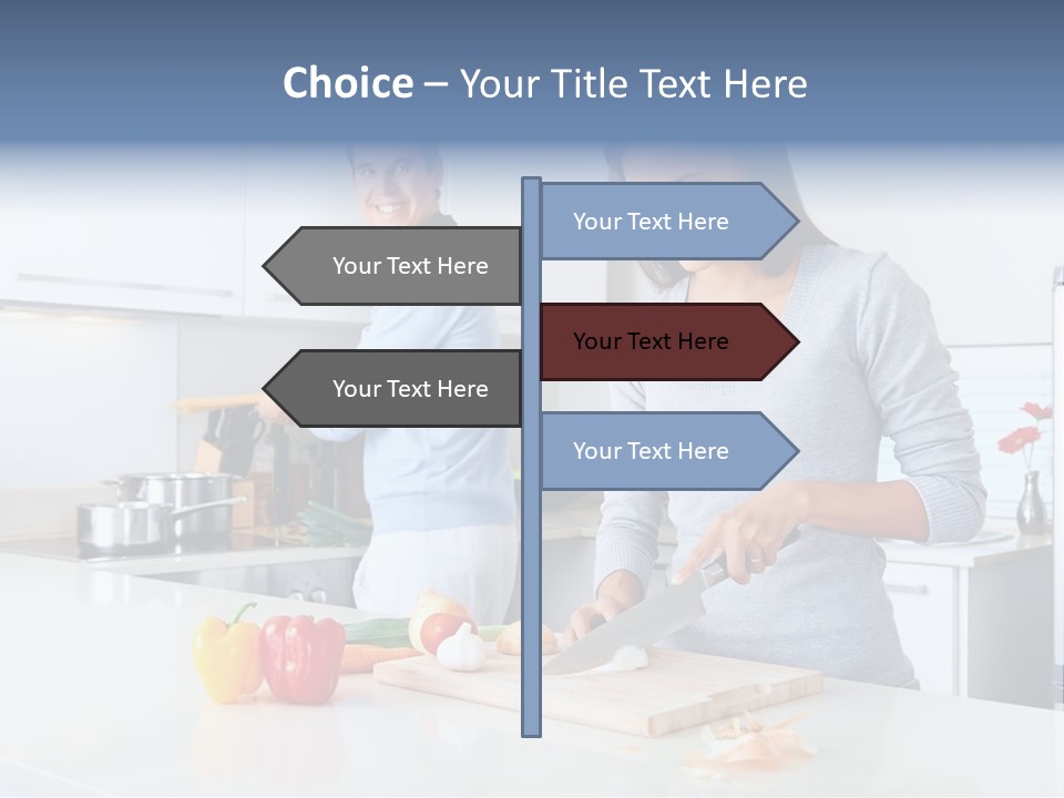 Man Tomato Cook PowerPoint Template