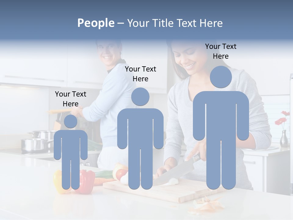 Man Tomato Cook PowerPoint Template