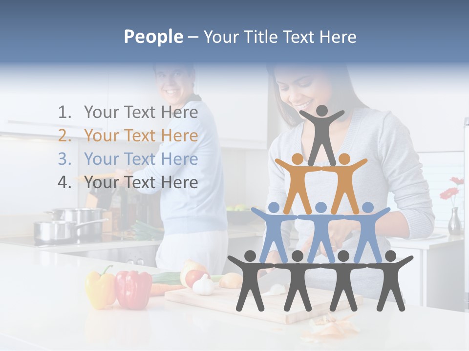 Man Tomato Cook PowerPoint Template