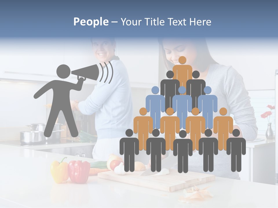 Man Tomato Cook PowerPoint Template