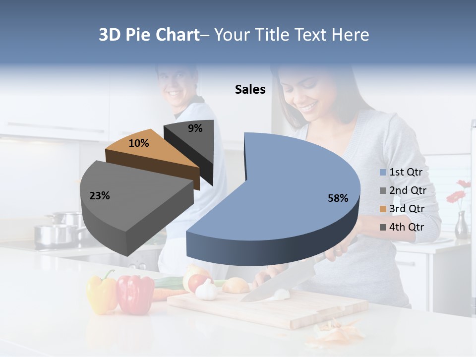 Man Tomato Cook PowerPoint Template