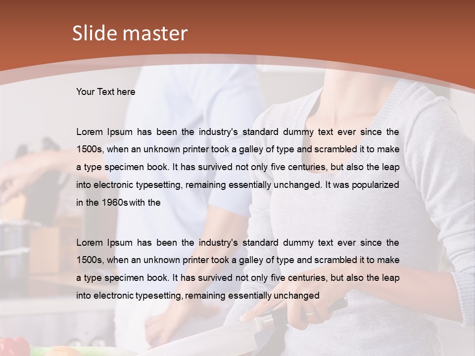 Tomato Food Recipe PowerPoint Template