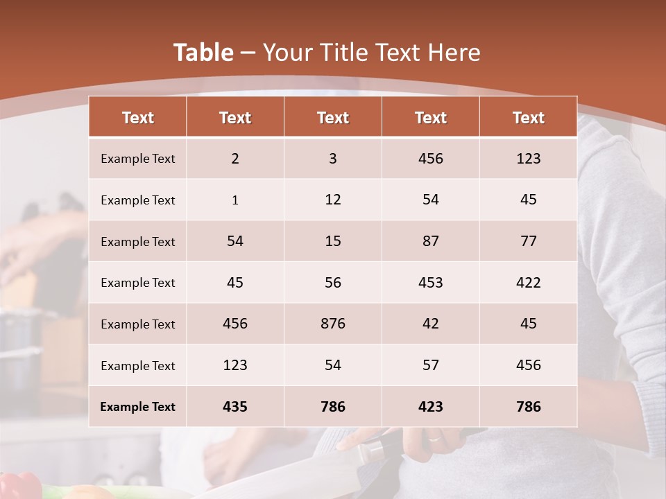 Tomato Food Recipe PowerPoint Template