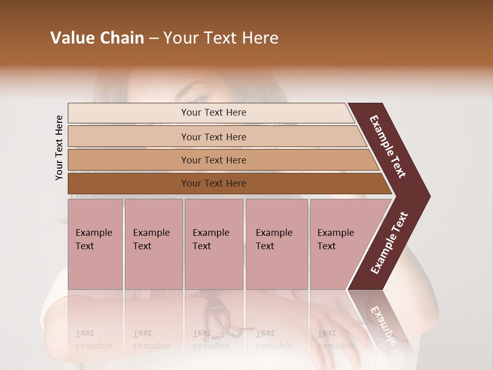 Brunette Choosing Sad PowerPoint Template