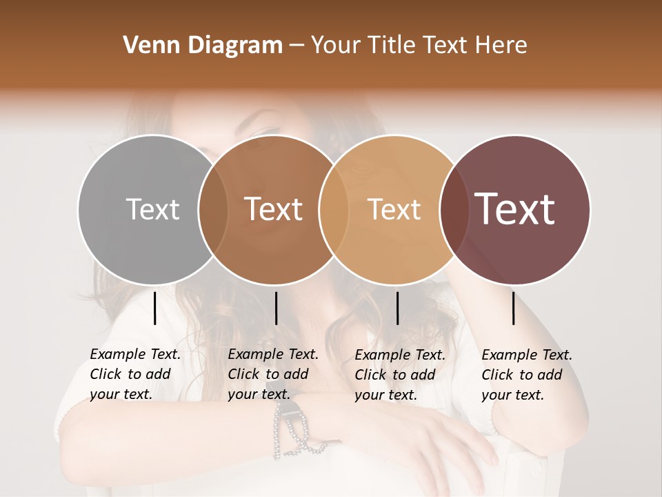 Brunette Choosing Sad PowerPoint Template