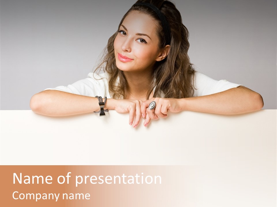 Asian Happy Smiling PowerPoint Template