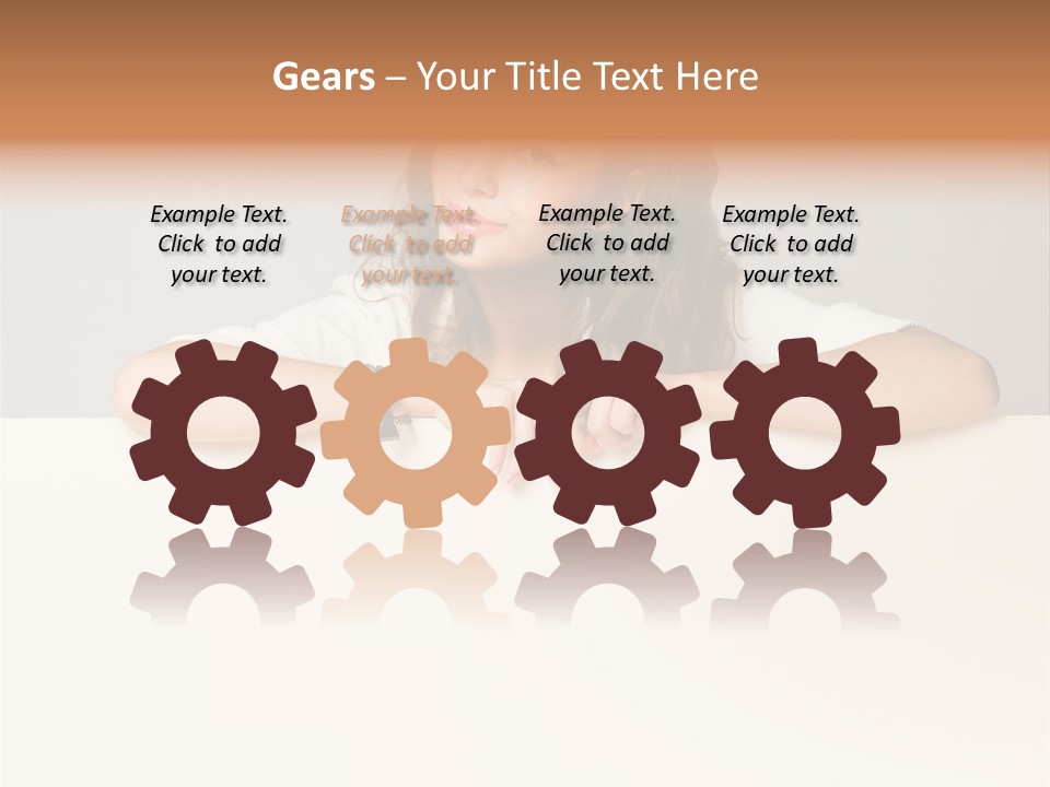 Asian Happy Smiling PowerPoint Template