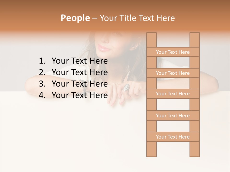 Asian Happy Smiling PowerPoint Template