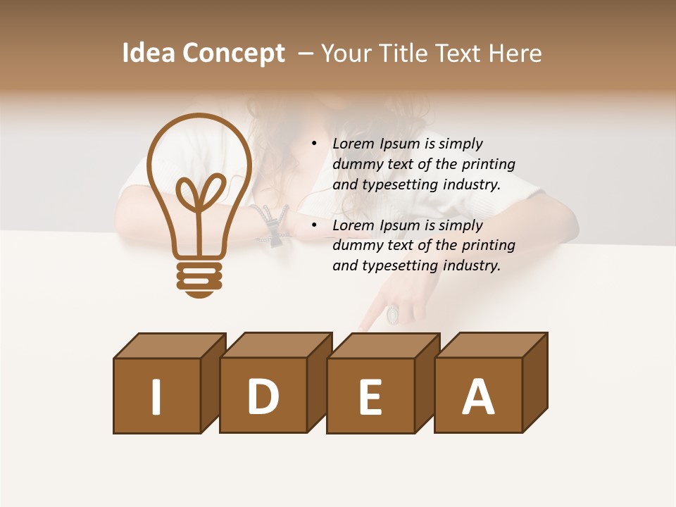 Asian Woman Sexy PowerPoint Template