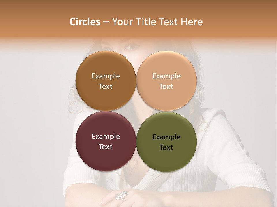 Tanned Person Girl PowerPoint Template