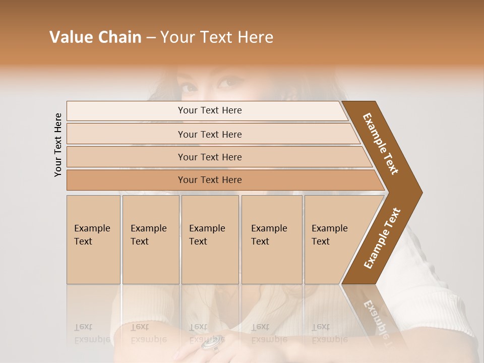 Tanned Person Girl PowerPoint Template