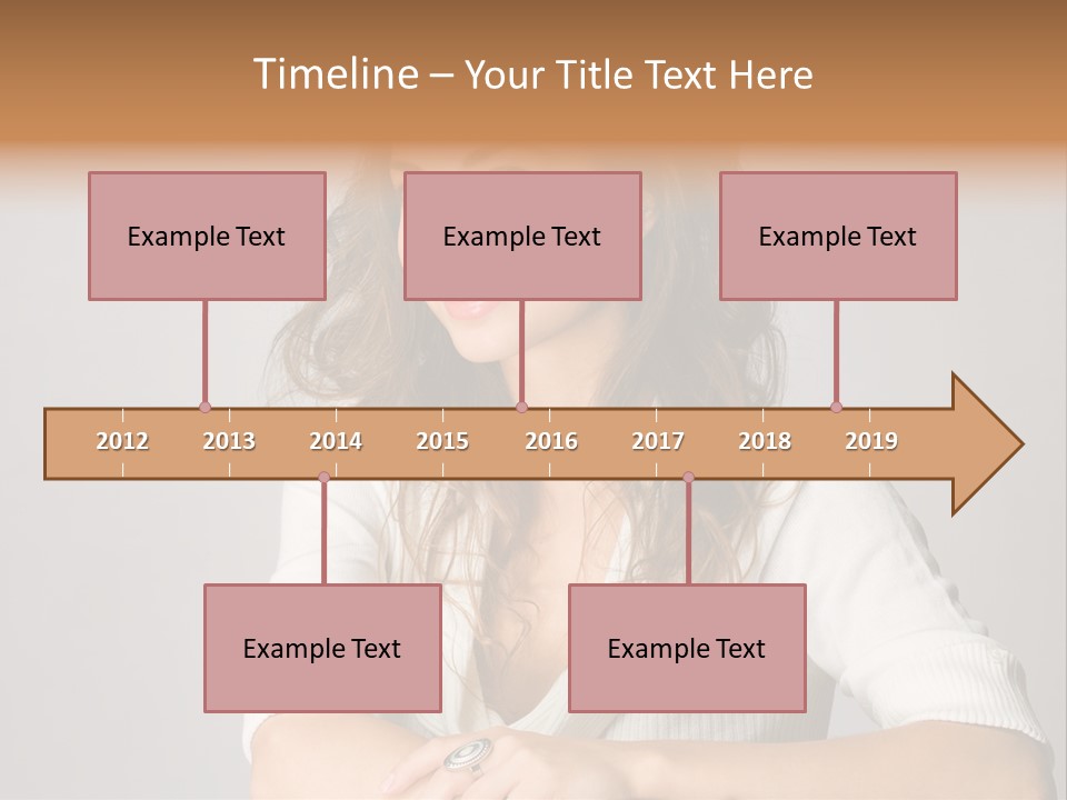 Tanned Person Girl PowerPoint Template