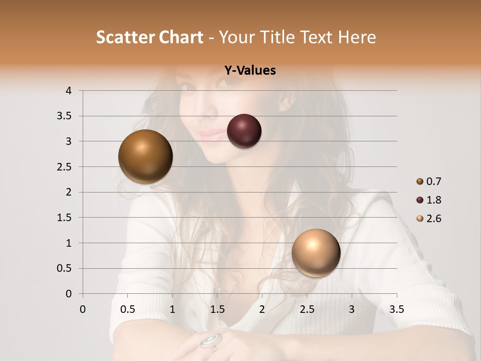 Tanned Person Girl PowerPoint Template