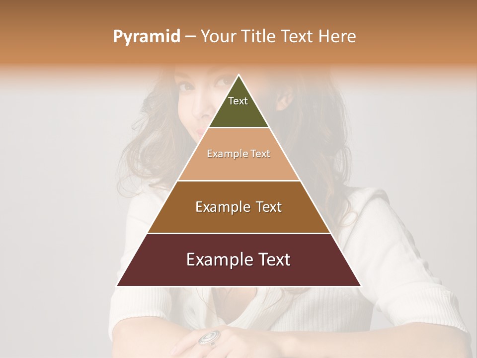 Tanned Person Girl PowerPoint Template