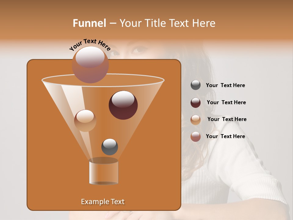 Tanned Person Girl PowerPoint Template