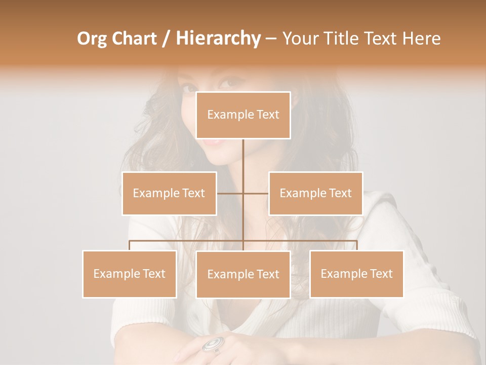 Tanned Person Girl PowerPoint Template