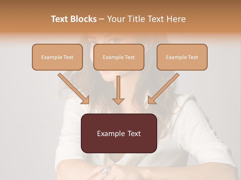 Tanned Person Girl PowerPoint Template