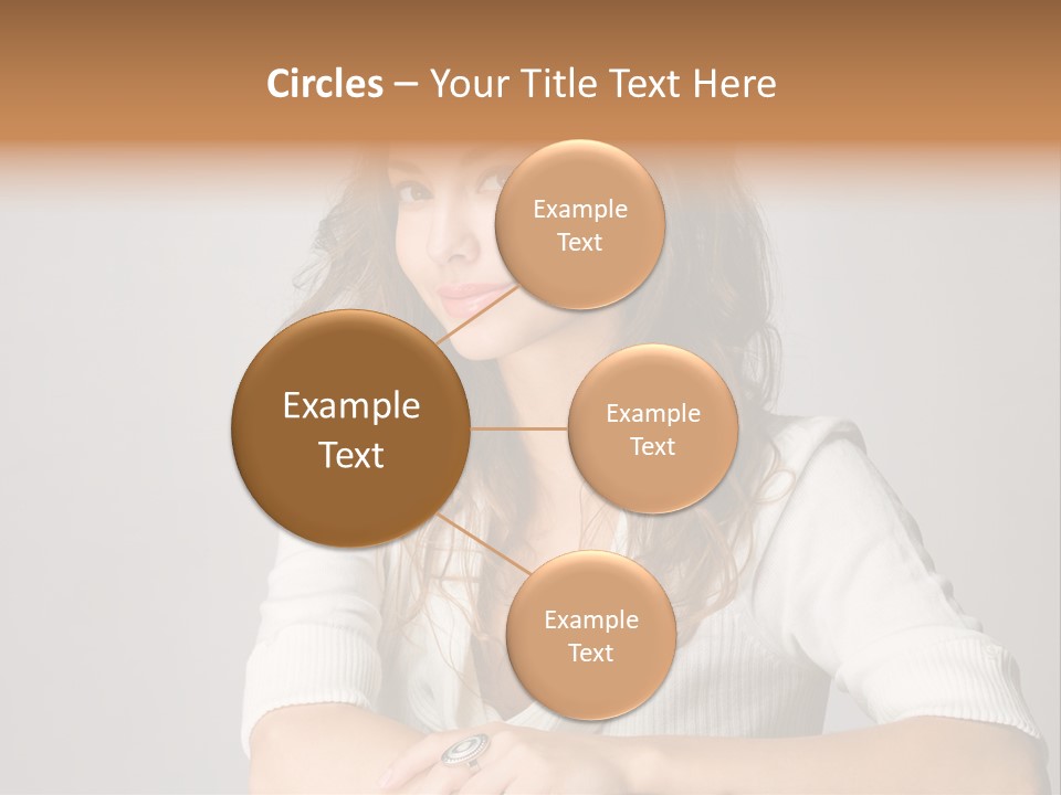 Tanned Person Girl PowerPoint Template