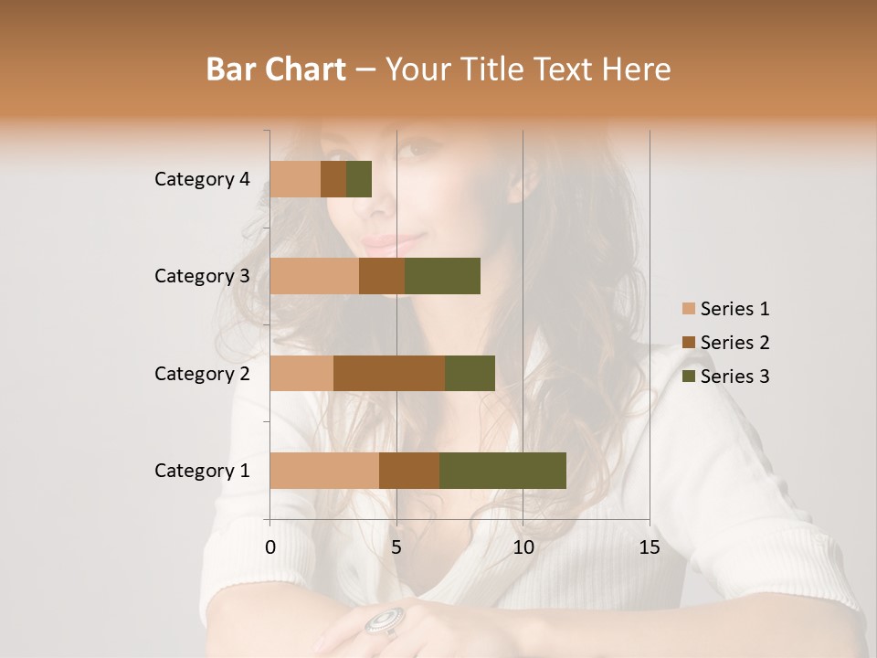 Tanned Person Girl PowerPoint Template
