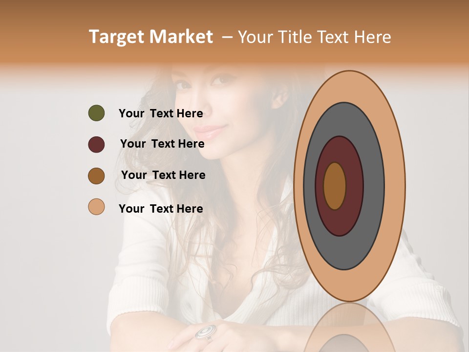 Tanned Person Girl PowerPoint Template
